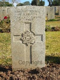 Jerusalem War Cemetery - Gibson, W J