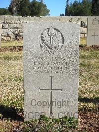 Jerusalem War Cemetery - Greenwood, Frank