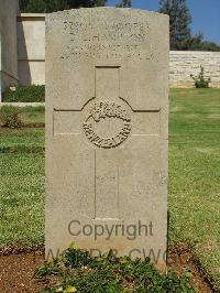Jerusalem War Cemetery - Hampton, Bertie Leathern