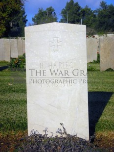 Jerusalem War Cemetery - HARLEG, H