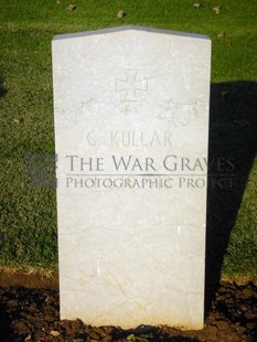 Jerusalem War Cemetery - KULLAR, G