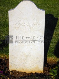 Jerusalem War Cemetery - PANDEN, D
