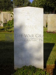 Jerusalem War Cemetery - SCHADEL, R