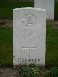 Strand Military Cemetery - Brand, J
