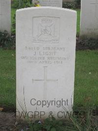 Strand Military Cemetery - Light, J