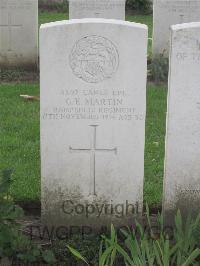 Strand Military Cemetery - Martin, G