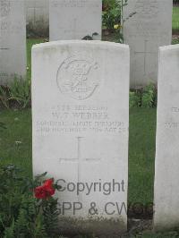 Strand Military Cemetery - Webber, W T