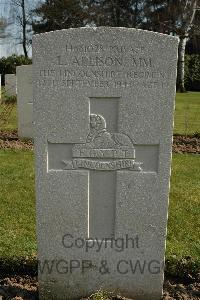 Heverlee War Cemetery - Allison, Leslie