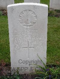 Tyne Cot Cemetery - White, William Henry