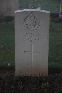 Louvencourt Military Cemetery - Brogan, P