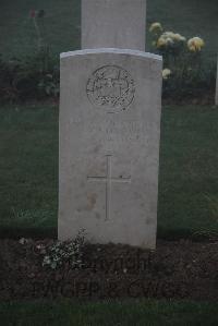 Louvencourt Military Cemetery - Chasty, J N