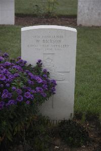 Louvencourt Military Cemetery - Dickson, W