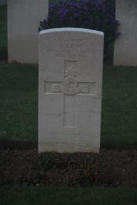 Louvencourt Military Cemetery - Dunne, J
