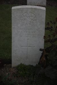Louvencourt Military Cemetery - Ritchie, J