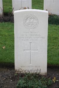 Wytschaete Military Cemetery - Thomas, W O