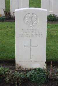 Wytschaete Military Cemetery - Wright, James Arthur