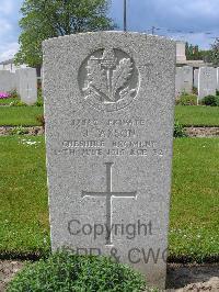 Dickebusch New Military Cemetery - Axson, J