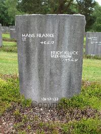 Cannock Chase German Military Cemetery - Franke, Hans