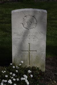 Poperinghe New Military Cemetery - Lane, W B