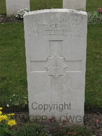 Guards Cemetery Windy Corner Cuinchy - Crawley, James