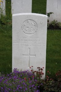 Guards Cemetery Windy Corner Cuinchy - Marshall, John Northcote