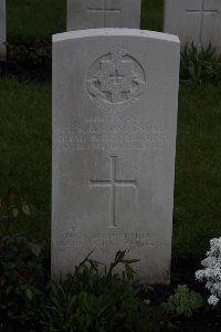 Guards Cemetery Windy Corner Cuinchy - Montesole, Herbert Sarif Roy