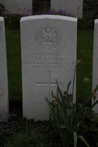 Guards Cemetery Windy Corner Cuinchy - Sandle, J E