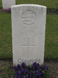 Guards Cemetery Windy Corner Cuinchy - Ward, W