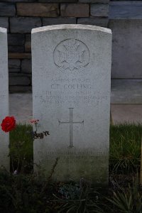 Bertenacre Military Cemetery Fletre - Colling, Charles Edward (Ted)