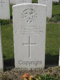 New Irish Farm Cemetery - McKeown, T