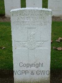 Wulverghem-Lindenhoek Road Military Cemetery - Burrows, J M