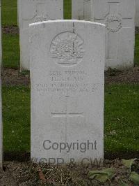 Wulverghem-Lindenhoek Road Military Cemetery - Cain, Hurtle Arnold