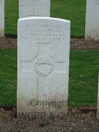 Wulverghem-Lindenhoek Road Military Cemetery - Davidson, Charles Kenneth