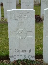 Wulverghem-Lindenhoek Road Military Cemetery - Doherty, Adam Thomas