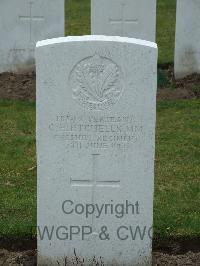 Wulverghem-Lindenhoek Road Military Cemetery - Etchells, G H