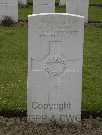 Wulverghem-Lindenhoek Road Military Cemetery - Finlay, Andrew Campbell