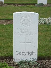 Wulverghem-Lindenhoek Road Military Cemetery - Gale, T
