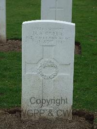 Wulverghem-Lindenhoek Road Military Cemetery - Gebbie, Heber Albert