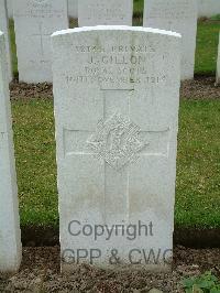 Wulverghem-Lindenhoek Road Military Cemetery - Gillon, J