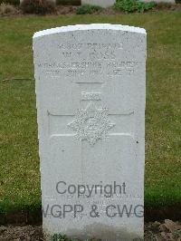 Wulverghem-Lindenhoek Road Military Cemetery - Goss, W T