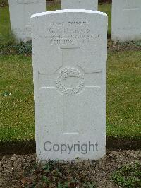 Wulverghem-Lindenhoek Road Military Cemetery - Harris, George Edward