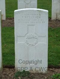Wulverghem-Lindenhoek Road Military Cemetery - Kelleher, James