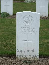 Wulverghem-Lindenhoek Road Military Cemetery - McMahon, J