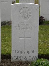 Wulverghem-Lindenhoek Road Military Cemetery - Milburn, P