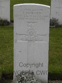 Wulverghem-Lindenhoek Road Military Cemetery - Morgan, J