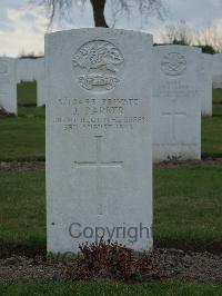 Wulverghem-Lindenhoek Road Military Cemetery - Parker, John