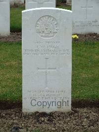 Wulverghem-Lindenhoek Road Military Cemetery - Page, James William