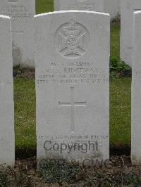 Wulverghem-Lindenhoek Road Military Cemetery - Ridgeway, Ralph Stanley