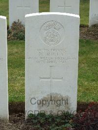 Wulverghem-Lindenhoek Road Military Cemetery - Riley, M