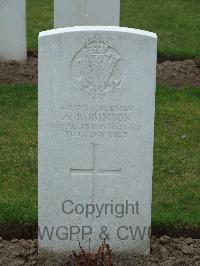 Wulverghem-Lindenhoek Road Military Cemetery - Robinson, A